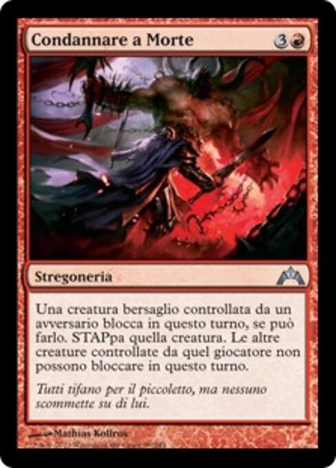 死亡靶子 (Mark for Death) - Gatecrash (#99) - Illustrated by Mathias Kollros - Magic: The Gathering Card