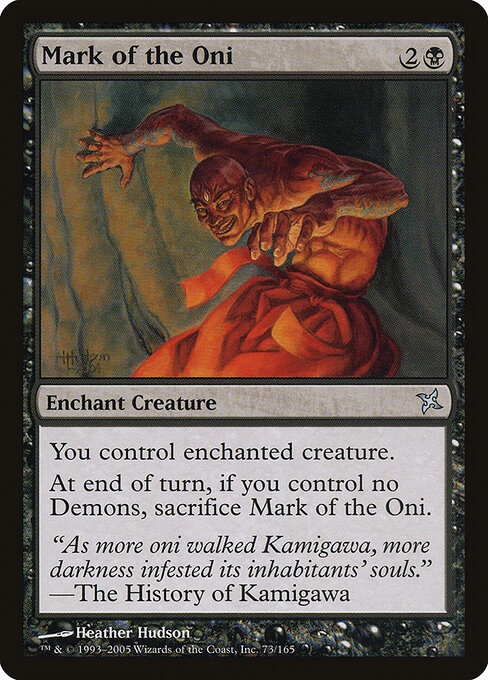 Mark of the Oni - Betrayers of Kamigawa Magic card
