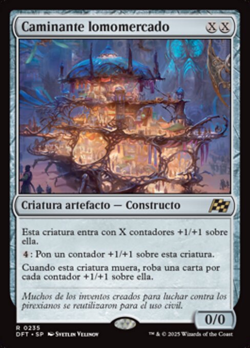 Errante Muovimercato (Marketback Walker) - Aetherdrift (#235) - Illustrated by Svetlin Velinov - Magic: The Gathering Card