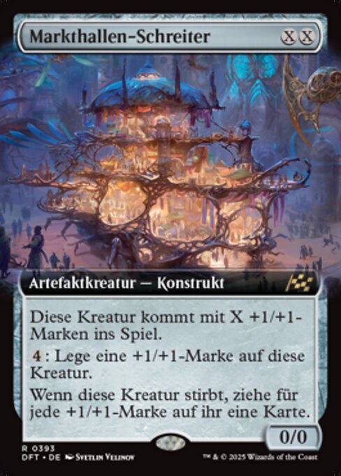 Markthallen-Schreiter (Marketback Walker) - Aetherdrift (#393) - Illustrated by Svetlin Velinov - Magic: The Gathering Card