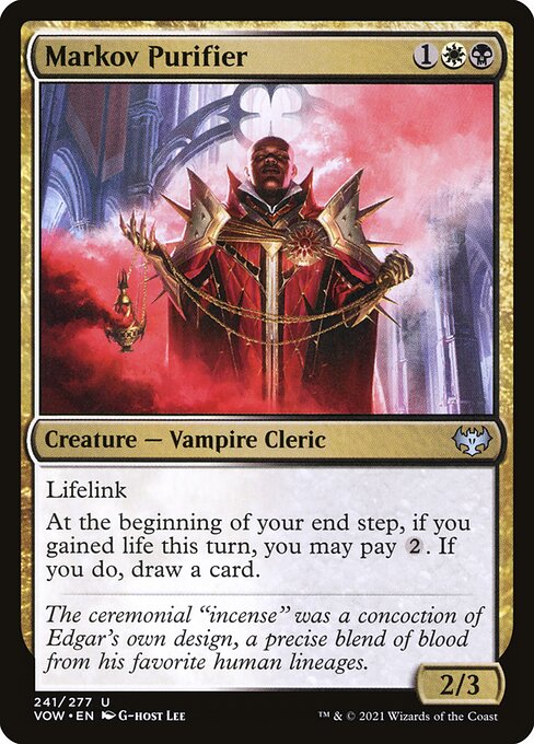 Markov Purifier - Innistrad: Crimson Vow Magic card