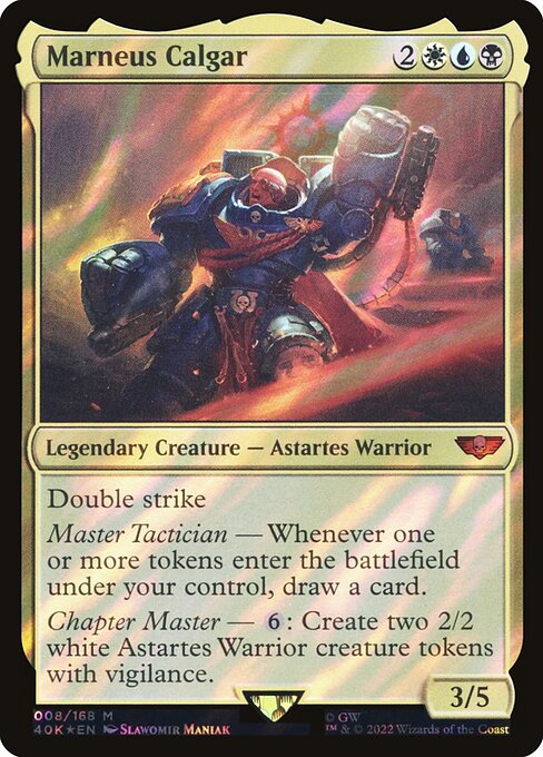 Marneus Calgar - Warhammer 40,000 Commander (#8) - Illustrated by Slawomir Maniak - Magic: The Gathering Card