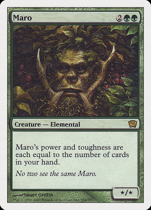 Maro - Ninth Edition (#254) - Illustrated by Stuart Griffin - Magic: The Gathering Card