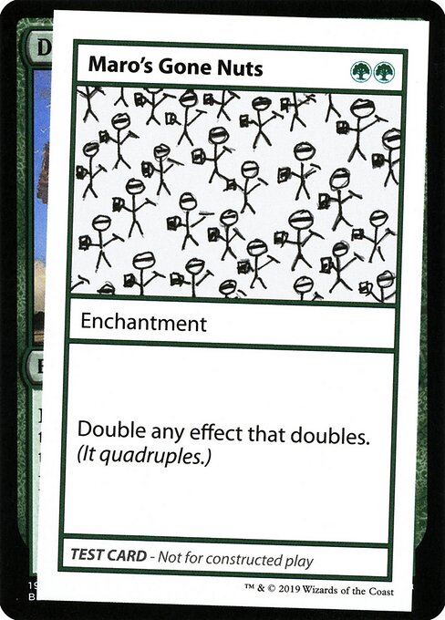 Maro's Gone Nuts - Mystery Booster Playtest Cards 2021 Magic card