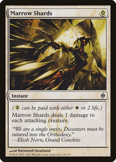 Marrow Shards - New Phyrexia Magic card