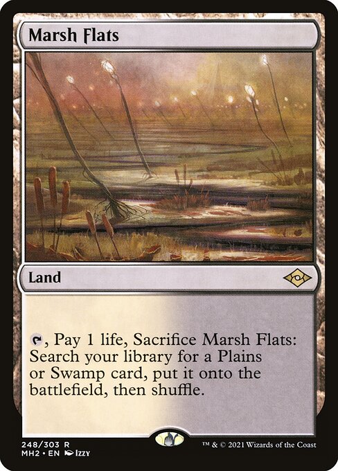 Marsh Flats - Modern Horizons 2 (#248) - Illustrated by Izzy - Magic: The Gathering Card