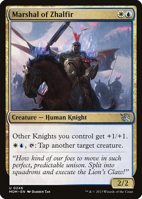 Marshal of Zhalfir - March of the Machine Magic card