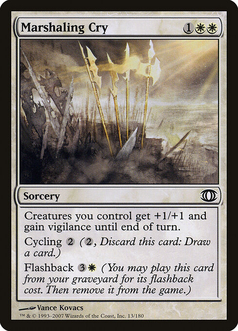 Marshaling Cry - Future Sight Magic card