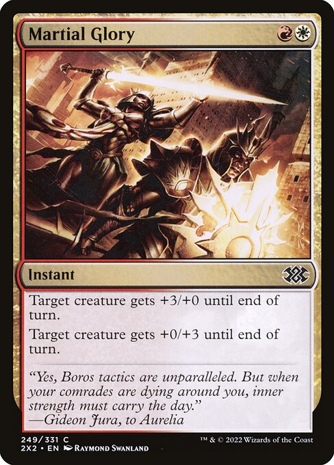 Martial Glory - Double Masters 2022 Magic card