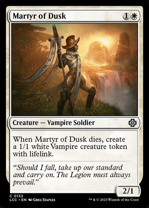 Martyr of Dusk - The Lost Caverns of Ixalan Commander Magic card