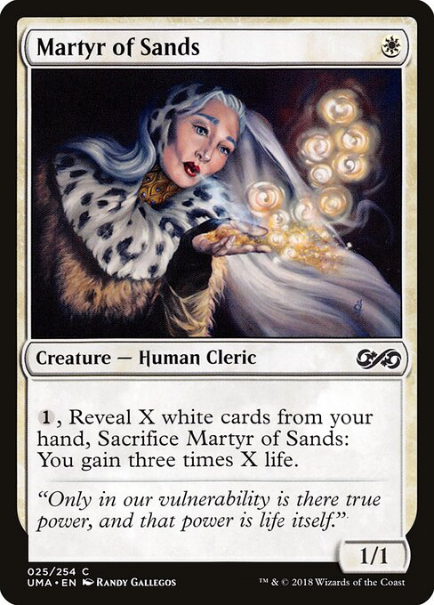 Martyr of Sands - Ultimate Masters Magic card