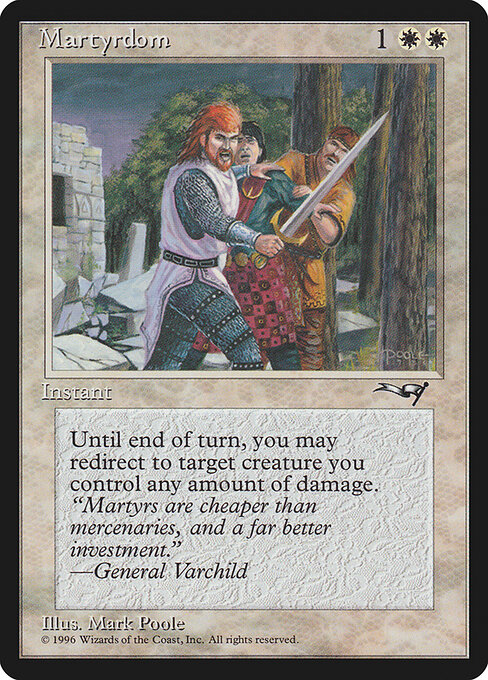 Martyrdom - Alliances Magic card