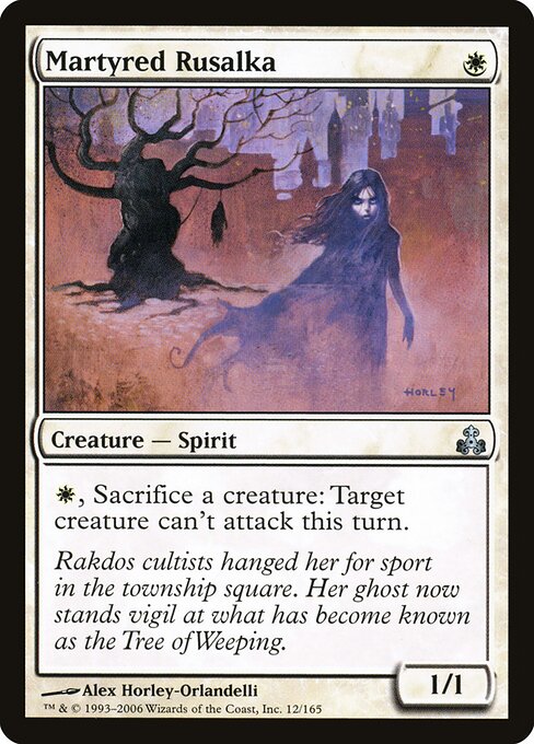 Martyred Rusalka - Guildpact Magic card