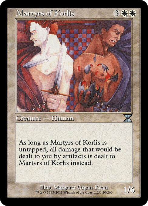 Martyrs of Korlis - Masters Edition IV Magic card