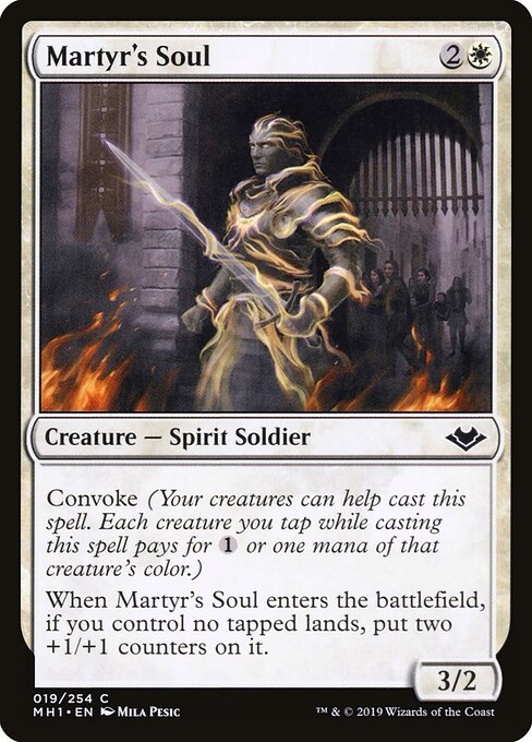 Martyr's Soul - Modern Horizons Magic card