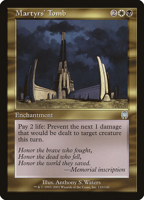 Martyrs' Tomb - Apocalypse Magic card