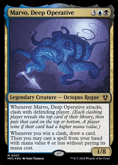 Marvo, Deep Operative - Murders at Karlov Manor Commander Magic card