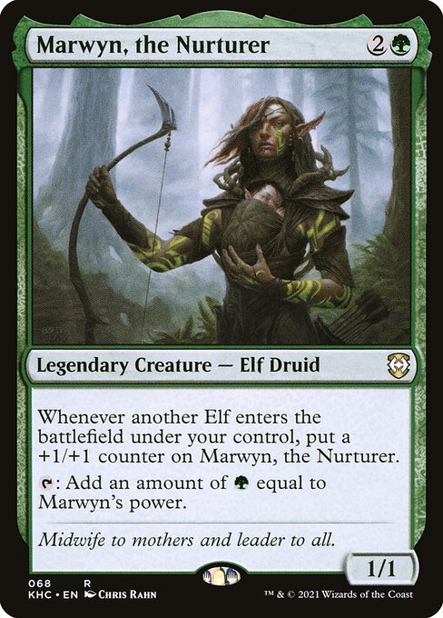 Marwyn, the Nurturer - Kaldheim Commander Magic card