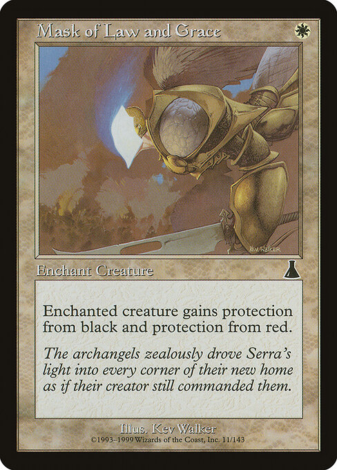 Mask of Law and Grace - Urza's Destiny Magic card