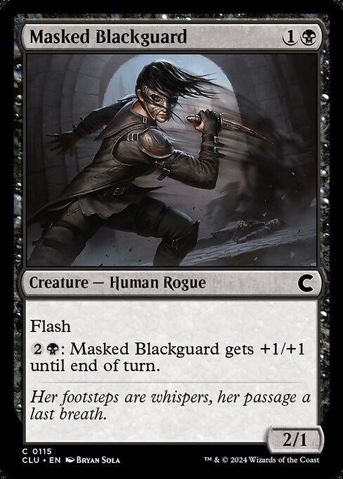 Masked Blackguard - Ravnica: Clue Edition Magic card
