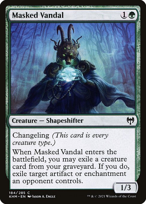 Masked Vandal - Kaldheim Magic card