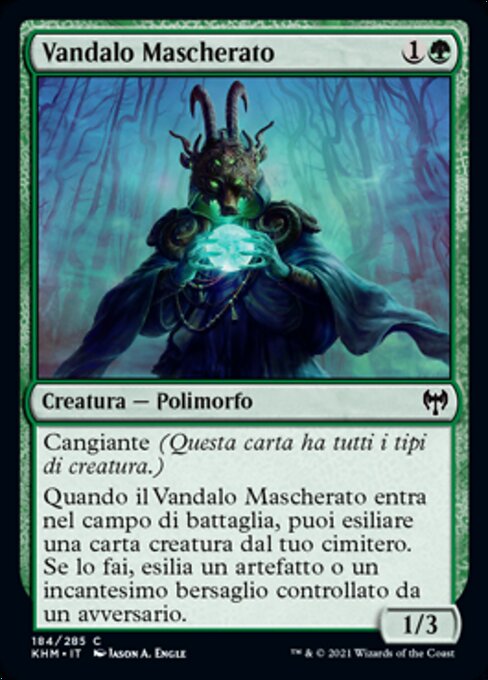 Vandalo Mascherato (Masked Vandal) - Kaldheim (#184) - Illustrated by Jason A. Engle - Magic: The Gathering Card