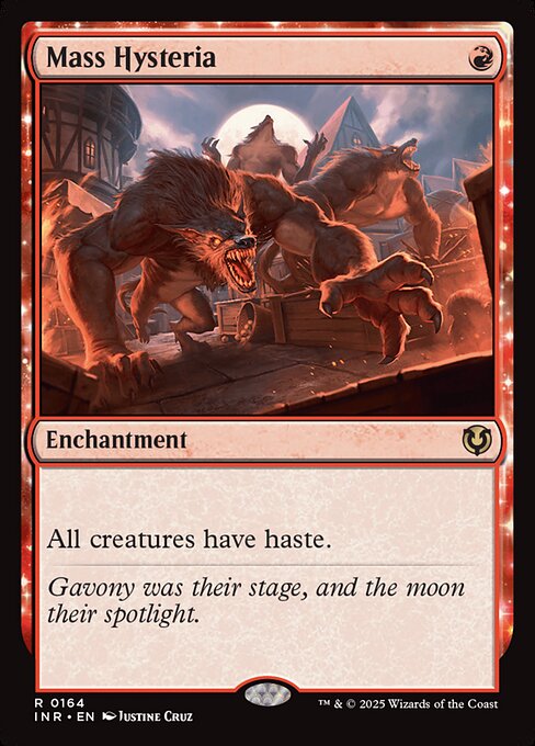 Mass Hysteria - Innistrad Remastered Magic card