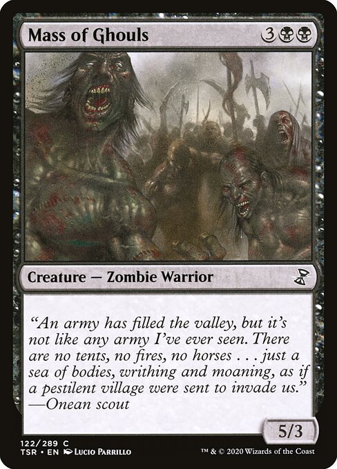 Mass of Ghouls - Time Spiral Remastered Magic card
