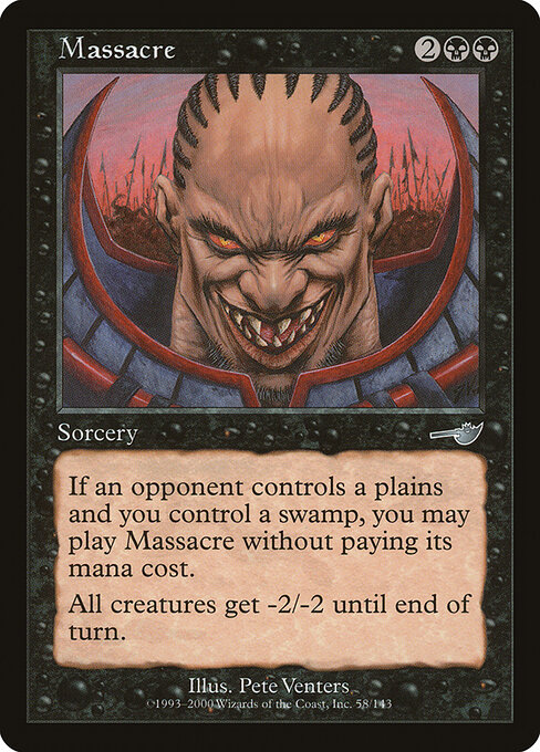 Massacre - Nemesis Magic card