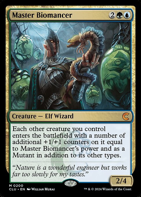Master Biomancer - Ravnica: Clue Edition Magic card
