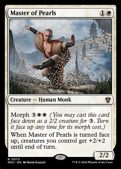 Master of Pearls - Murders at Karlov Manor Commander (#73) - Illustrated by David Gaillet - Magic: The Gathering Card