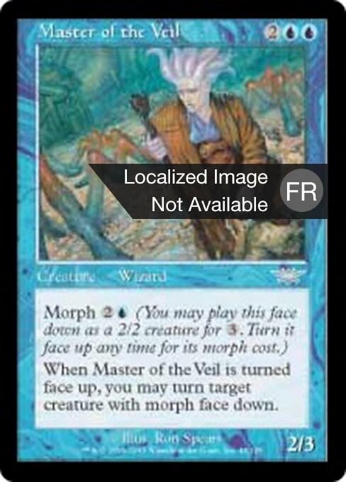 Amo del velo (Master of the Veil) - Legions (#43) - Illustrated by Ron Spears - Magic: The Gathering Card