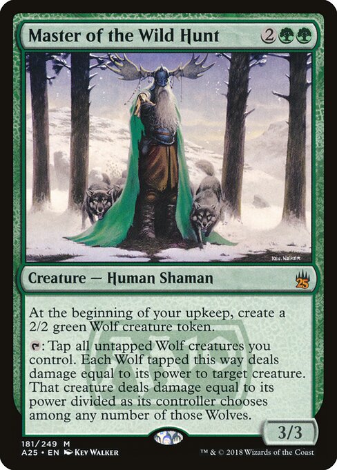 Master of the Wild Hunt - Masters 25 Magic card