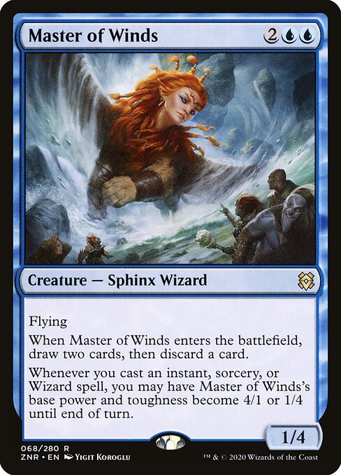 Master of Winds - Zendikar Rising Magic card