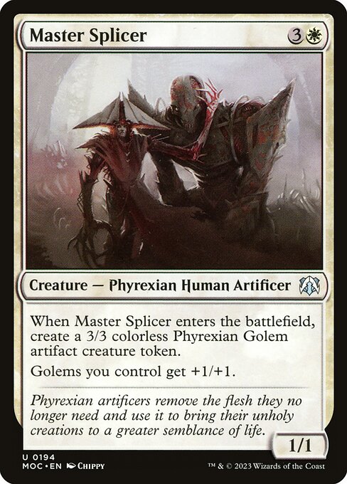 Master Splicer - March of the Machine Commander Magic card