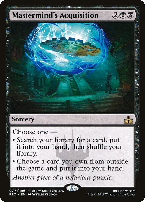 Mastermind's Acquisition - Rivals of Ixalan Magic card