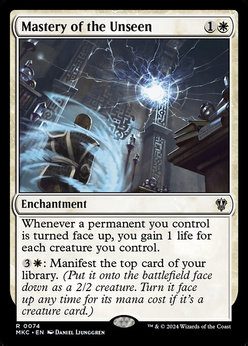 Mastery of the Unseen - Murders at Karlov Manor Commander Magic card