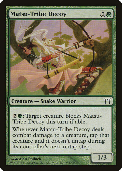 Matsu-Tribe Decoy - Champions of Kamigawa Magic card