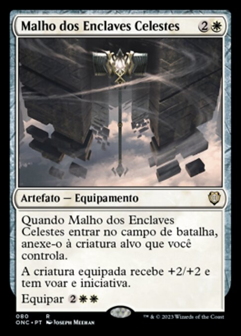 Maglio delle Enclave Celesti (Maul of the Skyclaves) - Foundations Jumpstart (#223) - Illustrated by Joseph Meehan - Magic: The Gathering Card