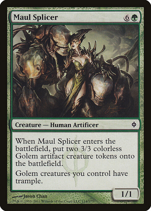 Maul Splicer - New Phyrexia (#114) - Illustrated by Jason Chan - Magic: The Gathering Card