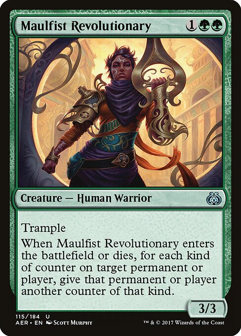 Maulfist Revolutionary - Aether Revolt Magic card