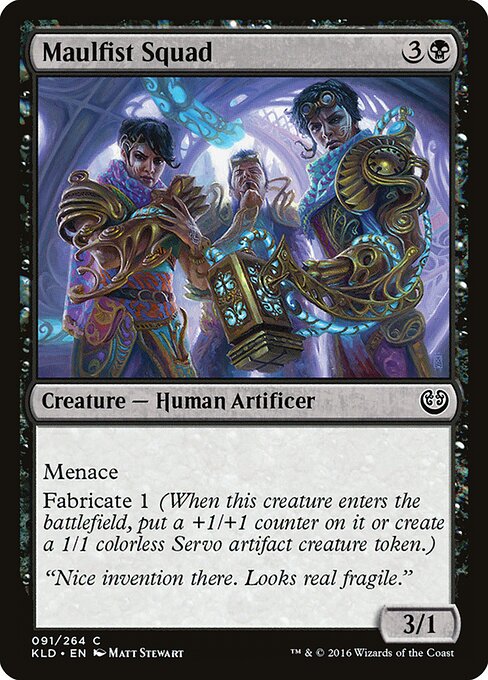 Maulfist Squad - Kaladesh Magic card