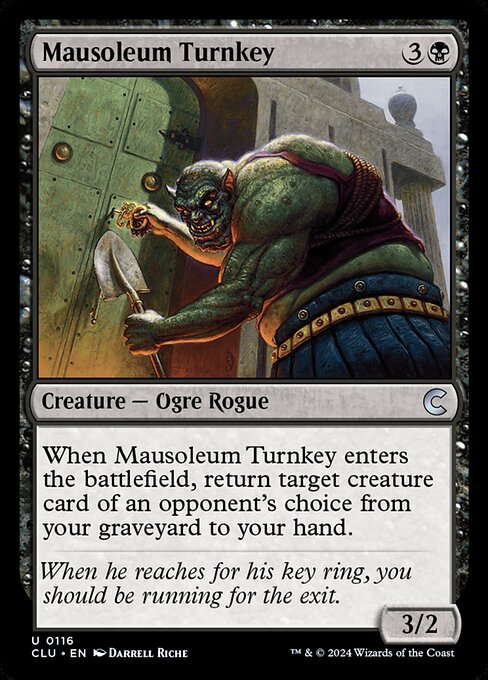 Mausoleum Turnkey - Ravnica: Clue Edition Magic card