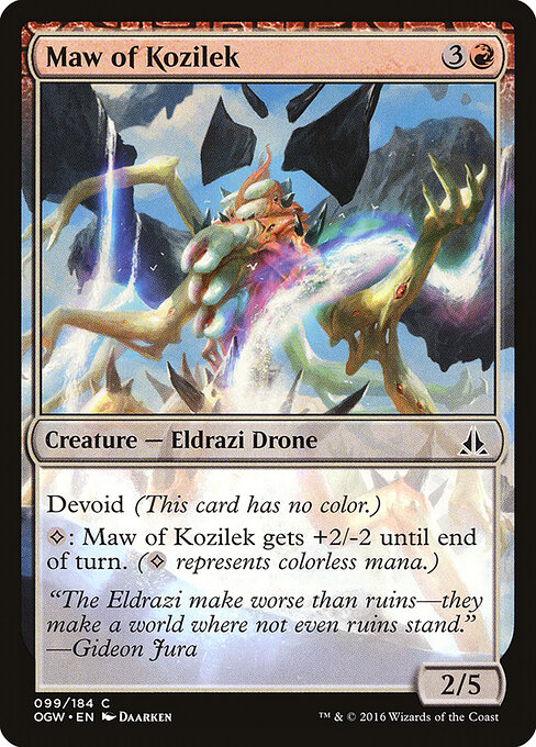 Maw of Kozilek - Oath of the Gatewatch Magic card