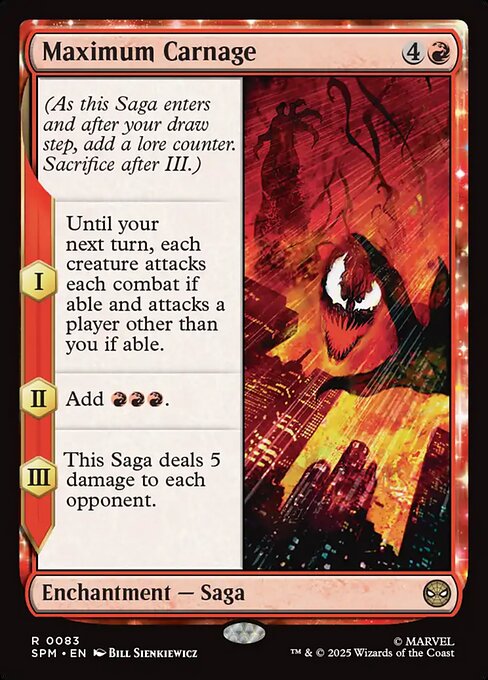 Maximum Carnage - Marvel's Spider-Man Magic card