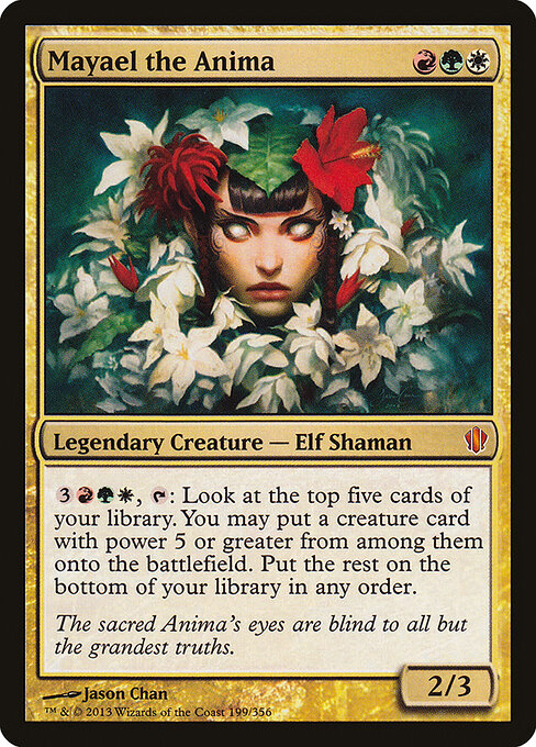 Mayael the Anima - Commander 2013 (#199) - Illustrated by Jason Chan - Magic: The Gathering Card