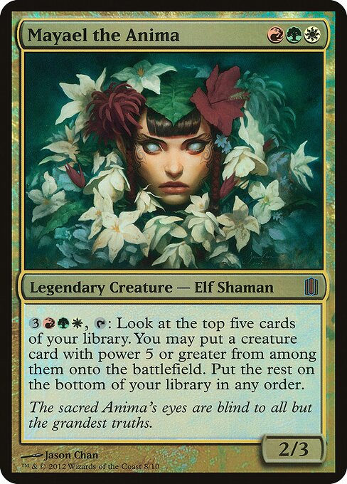 アニマのメイエル (Mayael the Anima) - Commander 2013 (#199) - Illustrated by Jason Chan - Magic: The Gathering Card