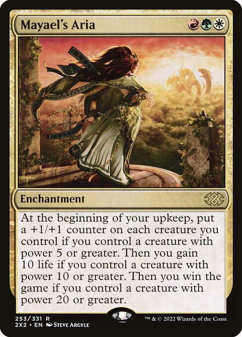 Mayael's Aria - Double Masters 2022 Magic card