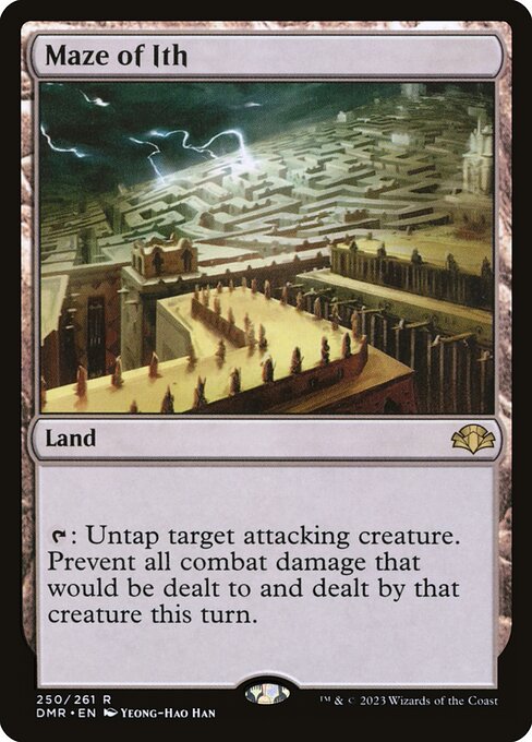 Maze of Ith - Dominaria Remastered (#250) - Illustrated by Yeong-Hao Han - Magic: The Gathering Card
