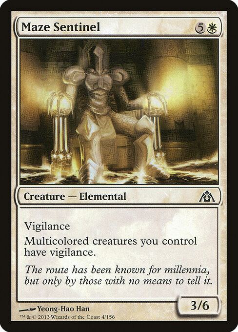 Maze Sentinel - Dragon's Maze Magic card